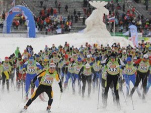 Лыжный марафон в Дёмино