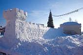 В Рыбинске уже начали строить снежные крепости